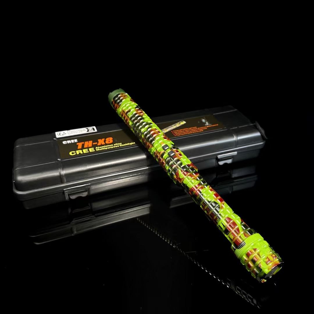 黑鹰HY-X8 高压电击棍升级版 迷彩色 - 详情图4