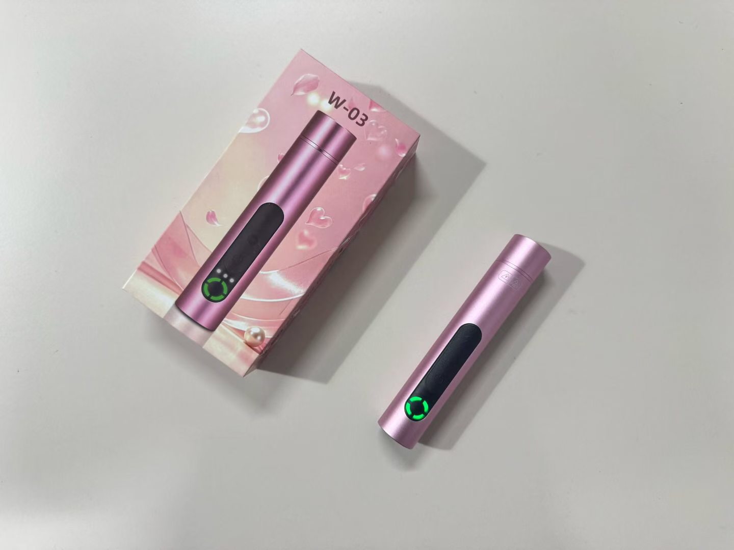 黑鹰 W-03 口红款防身电棍 女性随身电击器迷你强光照明手电 - 详情图7