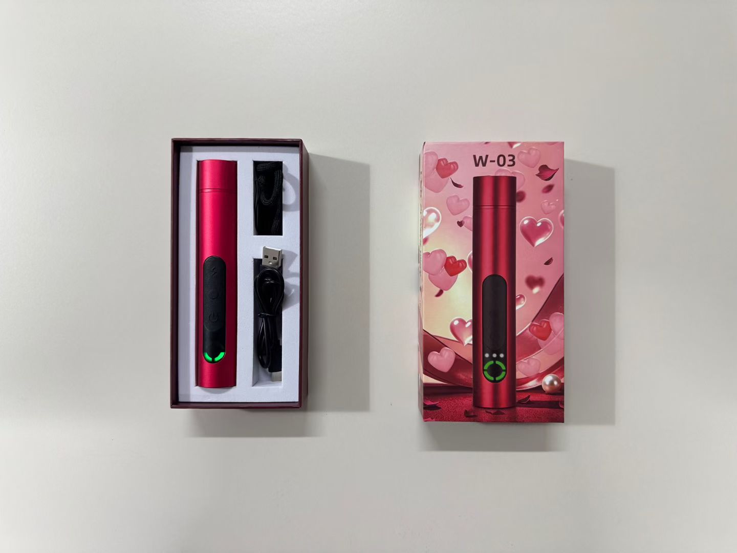 黑鹰 W-03 口红款防身电棍 女性随身电击器迷你强光照明手电 - 详情图21