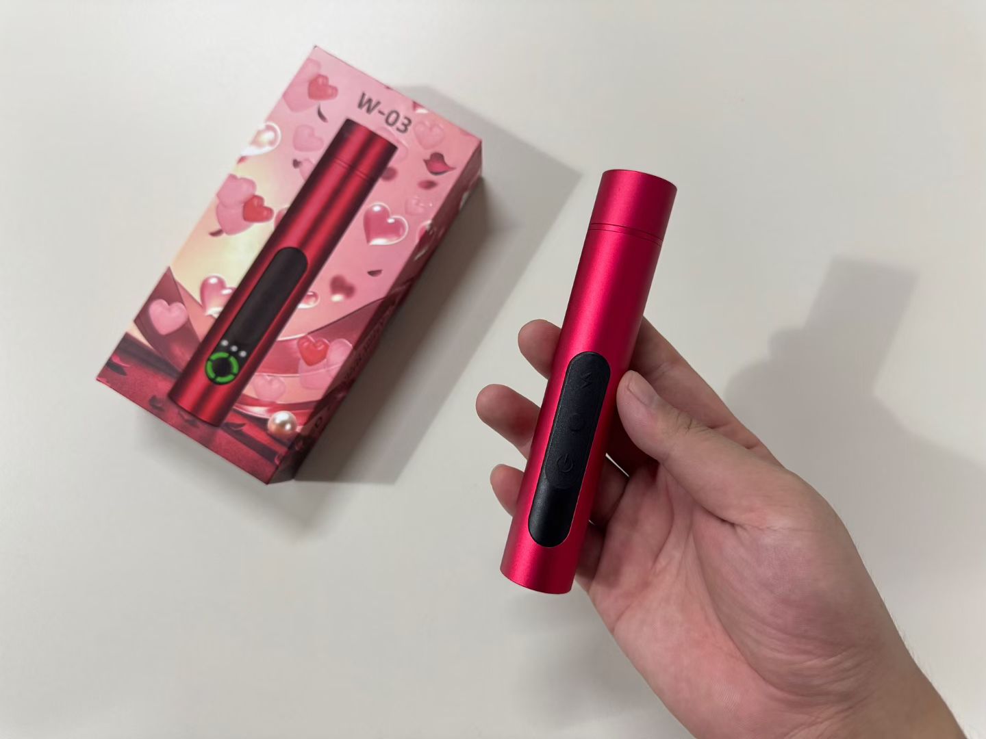 黑鹰 W-03 口红款防身电棍 女性随身电击器迷你强光照明手电 - 详情图24